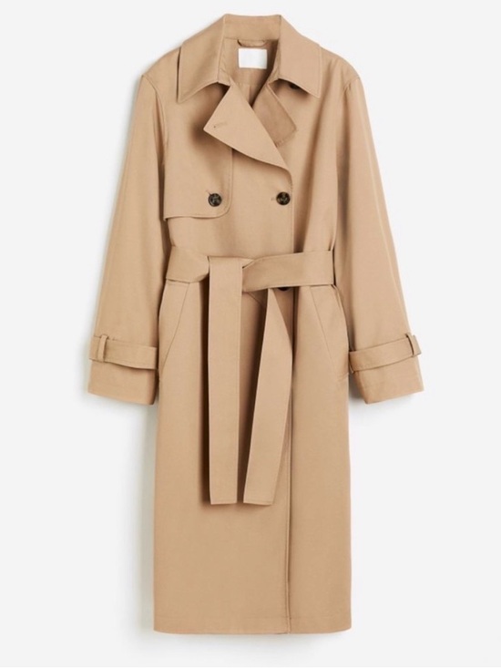 H&M Jackets & Blazers - H&M Cotton Twill Trench Coat
